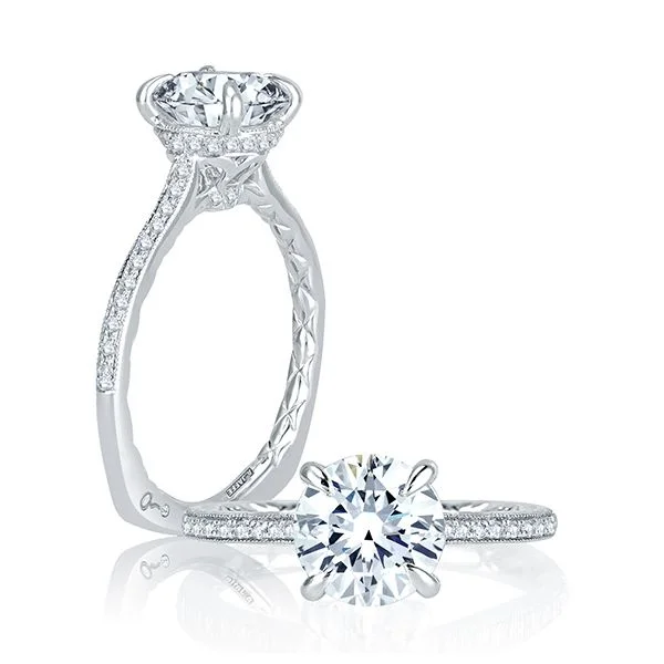 A. JAFFE Diamond Engagement Ring