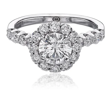 Christopher Designs Halo Engagement Ring