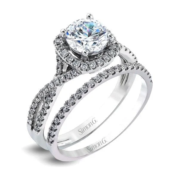 Simon G. Halo Wedding Set