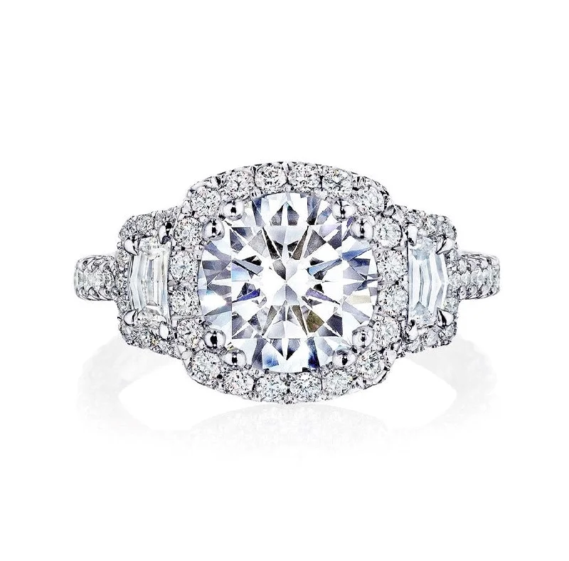 Tacori "Petite Cescent RoyalT" Engagement Ring