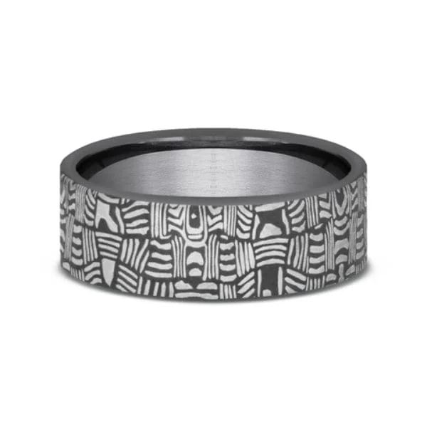 Tamascus Basket Weave Pattern Band