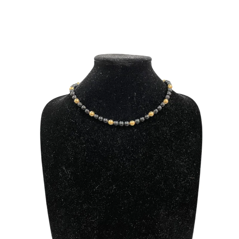 Necklace Statement By Napier In Black & Gold