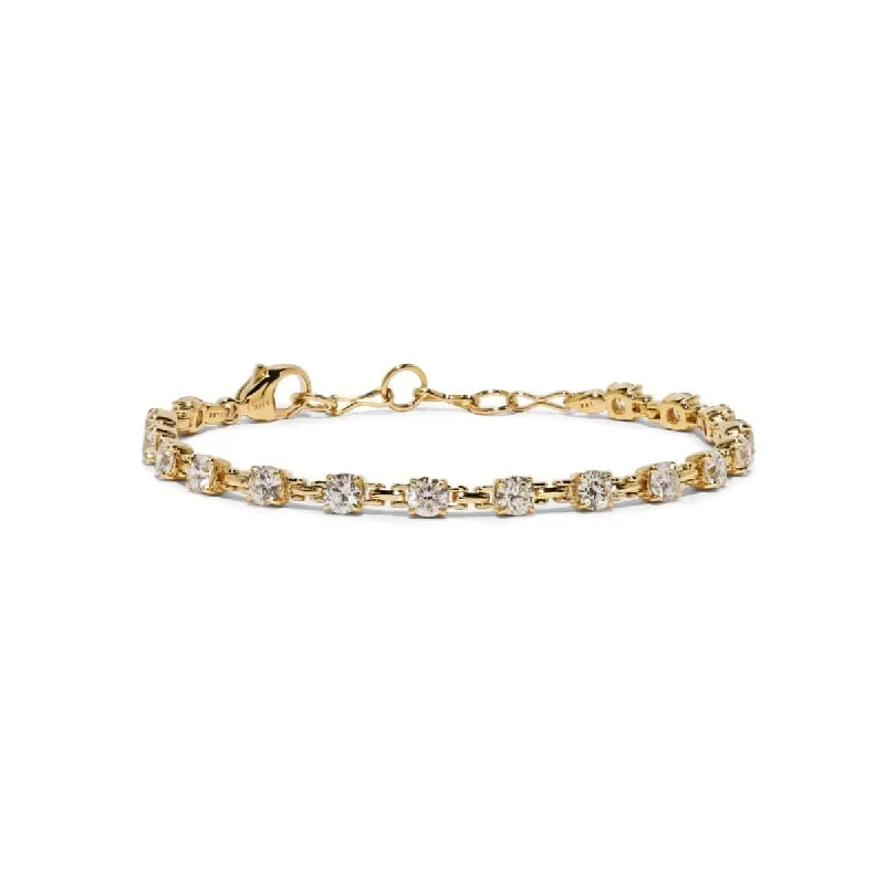 18K Yellow Gold Pirouette Large Diamond Bracelet